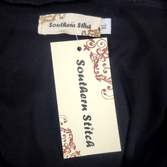 Southern Stitch Long‎ Sleeve Black Hoodie with Sequins Women's XL NWT - Picture 6 of 10